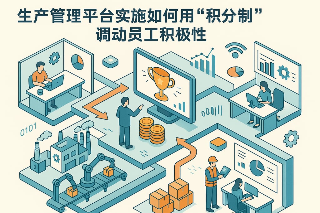 生产管理平台实施如何用 “积分制” 调动员工积极性